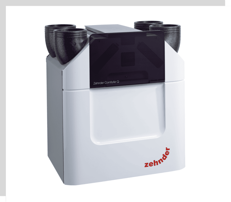 Produktfoto (freigestellt) der Lüftungsanlage von zehnder.