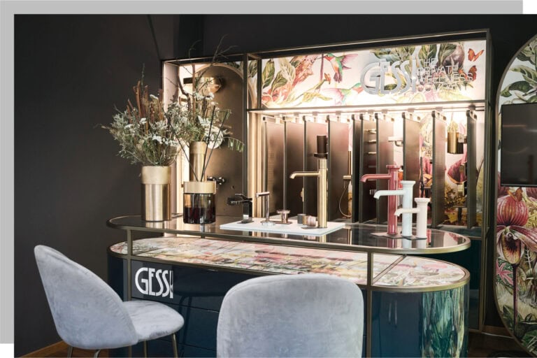 Stylische Beratungsecke der Firma Gienger.