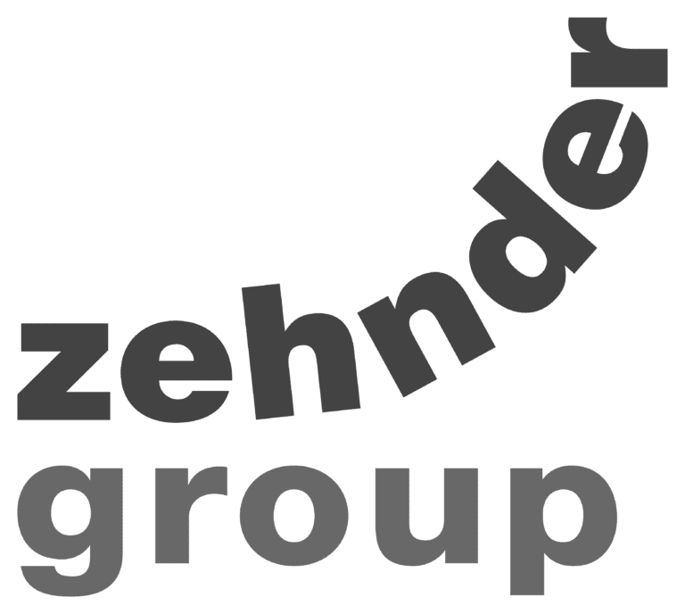 Schwarz-weiß-Logo von Zehnder Group